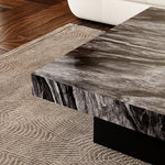Load image into Gallery viewer, 35.1″ Square Coffee Table with Built-in Tray Modern Luxury Design Durable and Easy to Clean for Living Room
