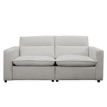 Load image into Gallery viewer, 80.34&#39;&#39;Power Recliner Sofa with USB Ports, Adjustable Backrest &amp; Footrest, High-Density Cushions, Modern Minimalist Living Room Sofa
