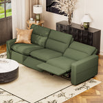 Load image into Gallery viewer, 80.34&#39;&#39;Power Recliner Sofa with USB Ports, Adjustable Backrest &amp; Footrest, High-Density Cushions, Modern Minimalist Living Room Sofa
