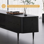 Load image into Gallery viewer, Electric Fireplace TV Stand Flame Effect with 3 Color LED Lights for 65 to 75 inches TVs
