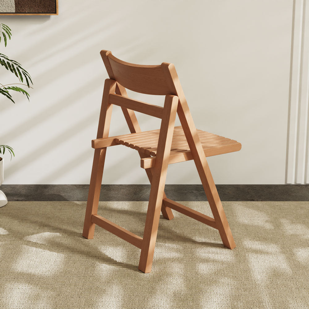 4PCS Solid Wood Folding Dining Chair Modern Minimalist Style Multi-functional Design