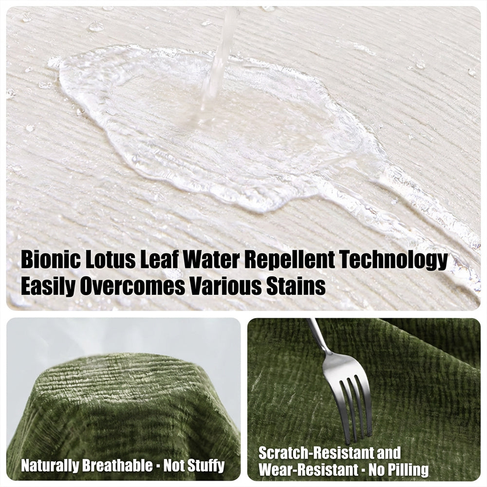 Modern Chenille Sofa Deep Seat Removable Cover Lounge Couch