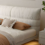 Load image into Gallery viewer, Modern Minimalist Bed with Elegant LED Lighting and Plush Upholstered Headboard for a Luxurious Bedroom Retreat
