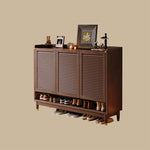 Load image into Gallery viewer, 31.4''/47.2'' Modern Wooden Shoe Cabinet with Louvered Doors Large Capacity Entryway Storage Organizer
