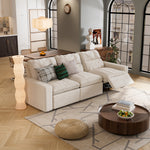 Load image into Gallery viewer, 115.35&#39;&#39; CloudLuxe Power Reclining 3-Seat Sofa Linen Fabric Cloud Comfort
