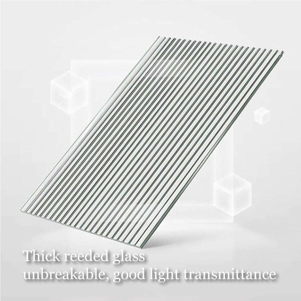 Smart Nightstand with Transparent Acrylic Legs and Motion Sensor LED Light