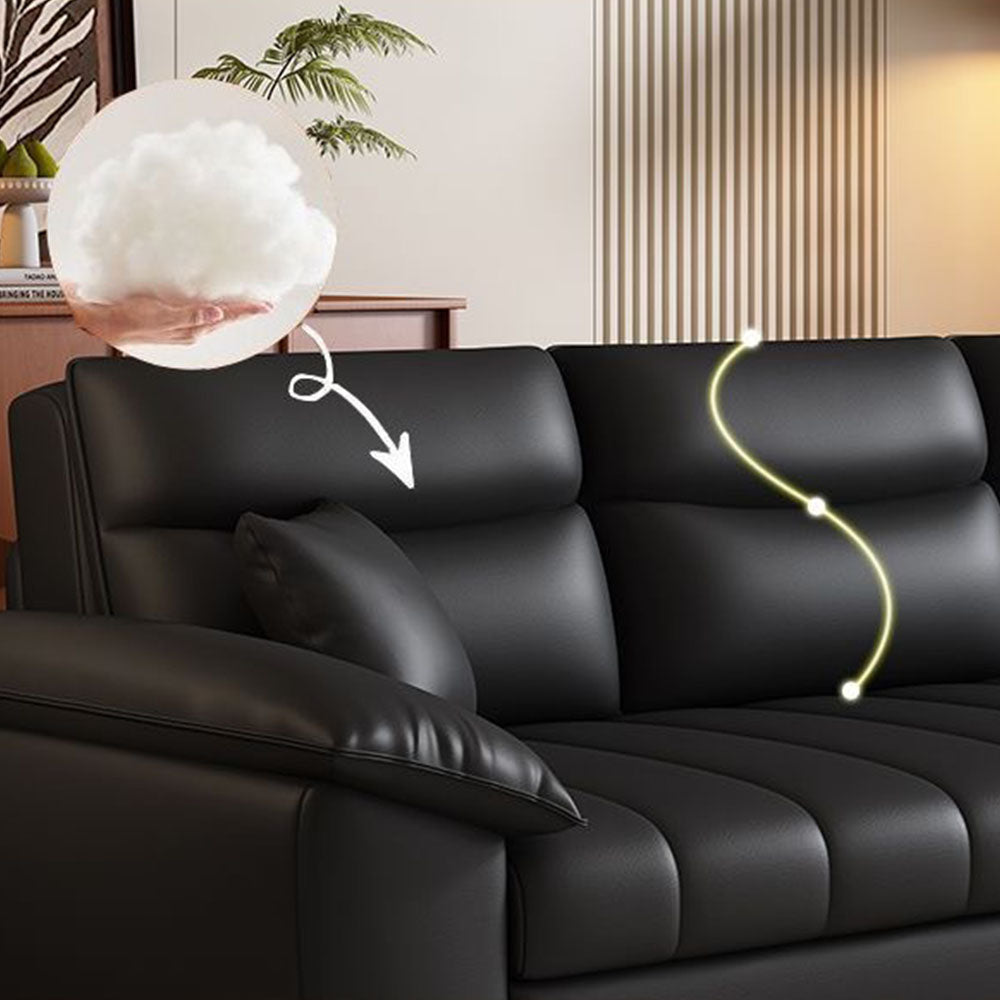 89.7'' Cat Scratch-Resistant Sofa Bed Hidden Storage Convertible Design Durable Comfort