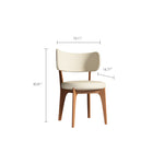 Load image into Gallery viewer, 2PCS Dining Chair Solid Ash Wood Frame Boucle Upholstery

