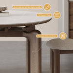 Load image into Gallery viewer, 50.7&quot; Versatile Transformable Dining Table in White and Wood
