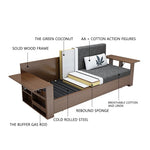 Load image into Gallery viewer, Modern Storage Sofa Bed with Lift-up Function Space-saving Design Elegant and Practical
