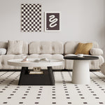 Load image into Gallery viewer, Round Coffee Table Set Modern Minimalist Design Dual-Tone Finish for Living Room Stylish Functional Centerpiece
