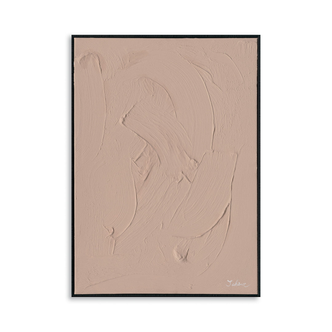 Original Wabi-Sabi style, hand-painted with authentic textures, embracing imperfection and serene beauty.