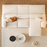 Load image into Gallery viewer, Modern Double-Sided Sectional Sofa in Skin-Friendly Cat-Scratch Fabric with Latex Support
