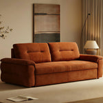 Load image into Gallery viewer, Pull-out sofa bed styled in living room, ideal for guests and everyday lounging
