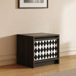 Load image into Gallery viewer, Modular Storage Unit Flip-Up Door Retro Diamond Design
