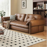 Load image into Gallery viewer, Contemporary Faux Leather Sofa Bed Sleeper Sofa with Hidden Storage &amp; Metal Frame
