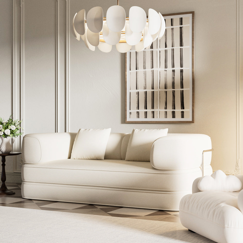 Sofa Bed Space-Saving Metal Frame Design Stylish