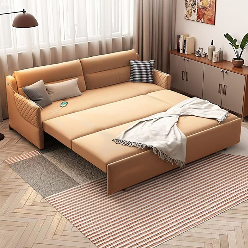Versatile Luxury Sofa Bed with Hidden Retractable Storage Box