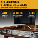 Load image into Gallery viewer, Modern Extendable Round Dining Table with Sintered Stone Top &amp; Sculptural Pedestal Base
