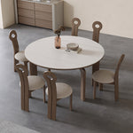 Load image into Gallery viewer, 50.7&quot; Versatile Transformable Dining Table in White and Wood
