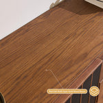 Load image into Gallery viewer, 70.87&quot; Mid-Century Fluted TV Console Natural Red Oak Vintage Style Ample Storage
