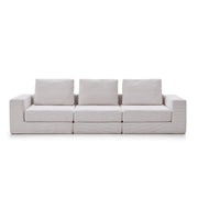 97.5''Modular Convertible Sofa Bed Sectional Adjustable Backrest Modern Minimalist Design
