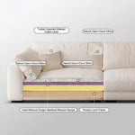 Load image into Gallery viewer, Modern Velvet Sofa Deep Seat Asymmetrical Design Removable Cover Couch
