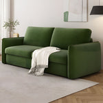 Load image into Gallery viewer, Modern Sofa Bed with 3.9-Inch Thick Foam Mattress
