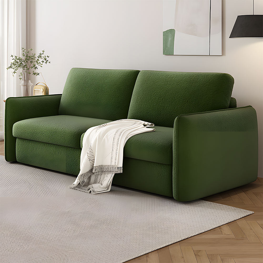 Modern Sofa Bed with 3.9-Inch Thick Foam Mattress