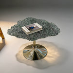 Load image into Gallery viewer, Modern Artistic Polycarbonate Coffee Table Irregular Water Ripple Accent Side Table
