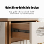 Load image into Gallery viewer, Multi-Functional Folding Coffee Table with Hidden Storage Extendable Design Easy Mobility &amp; 2 Stools
