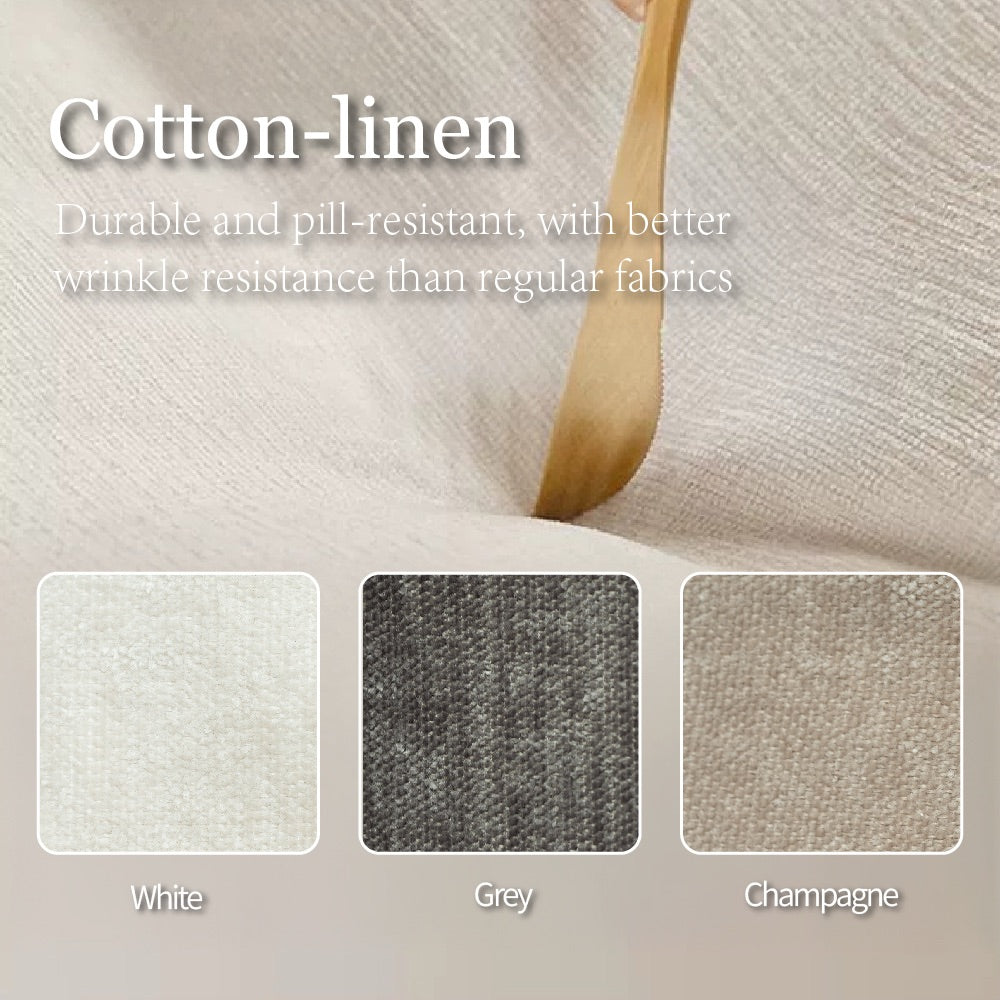 115.35'' CloudLuxe Power Reclining 3-Seat Sofa Linen Fabric Cloud Comfort