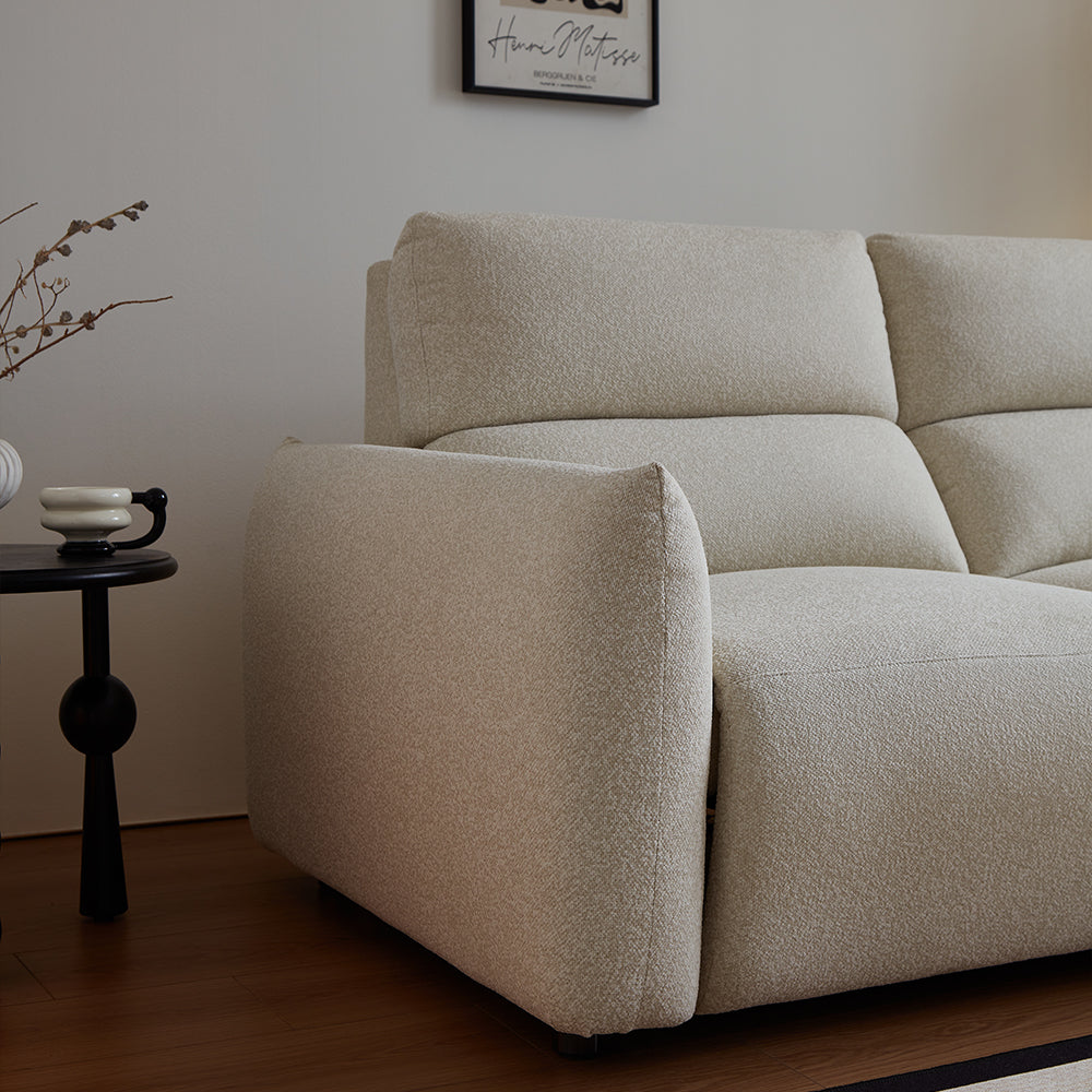 79.1'' Modern Power Recliner Sofa Soft Fabric Upholstered Electric Reclining Couch