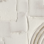 Load image into Gallery viewer, Original hand-painted texture art, merging plaster blocks with golden arcs, minimalist yet full of artistic tension.
