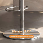Load image into Gallery viewer, Modern Adjustable Swivel Bar Stool PU Leather Upholstered Counter Height Bar Chair with Stainless Steel Base 1 Piece

