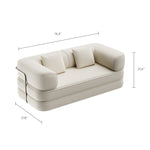Load image into Gallery viewer, Compressed Sofa Bed Space-Saving Metal Frame Design Stylish
