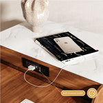 Load image into Gallery viewer, 73&#39;&#39; Murphy Fold-Out Dining Table with Sintered Stone Top | Space-Saving
