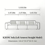 Load image into Gallery viewer, Modern Modular Washable Fabric Sectional Sofa
