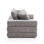 Load image into Gallery viewer, 70&#39;&#39;-78&#39;&#39;Convertible Sofa Bed Tufted Cushion Armrest Foldable Design in Grey Fabric Upholstery
