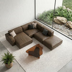 Load image into Gallery viewer, Modern Modular Top-Grain Leather Sectional Sofa
