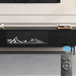 Load image into Gallery viewer, Electric Fireplace TV Stand Flame Effect with 3 Color LED Lights for 65 to 75 inches TVs
