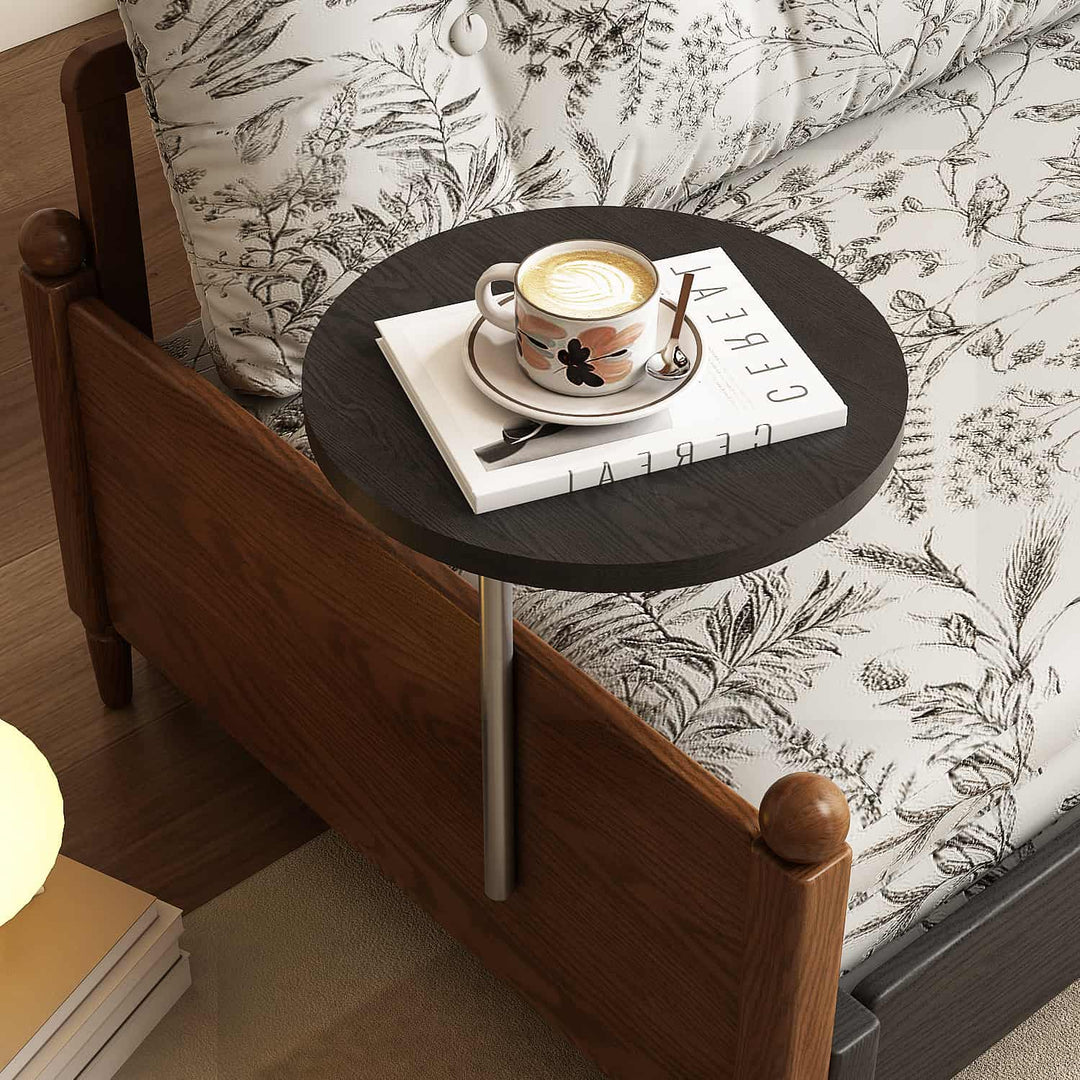 Convertible Sofa Bed with Storage Floral Print Fabric