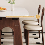 Load image into Gallery viewer, 50.7&quot; Versatile Extendable Dining Table Round to Oval Conversion

