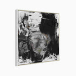 Load image into Gallery viewer, Original Handmade Abstract Wall Art – Black and Gray Textured Modern Painting
