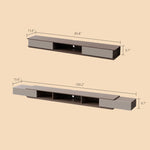Load image into Gallery viewer, Modern Low-Profile Extendable TV Cabinet with Sliding Storage
