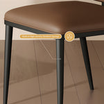 Load image into Gallery viewer, Set of 2 Modern Leather Accent Dining Chairs
