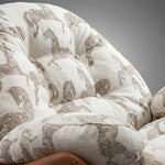Load image into Gallery viewer, Cozy Printed Rocking Lounge Chair with Wraparound Back and Plush Cushion
