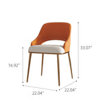 Load image into Gallery viewer, 2 PCS Ergonomic Stitch Faux Leather Dining Chair
