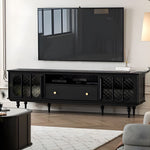 Load image into Gallery viewer, TV Stand Elegant Floral Design Classic Style with Ample Storage Space
