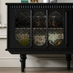 Load image into Gallery viewer, TV Stand Elegant Floral Design Classic Style with Ample Storage Space
